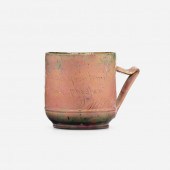 George E. Ohr. Jefferson mug.