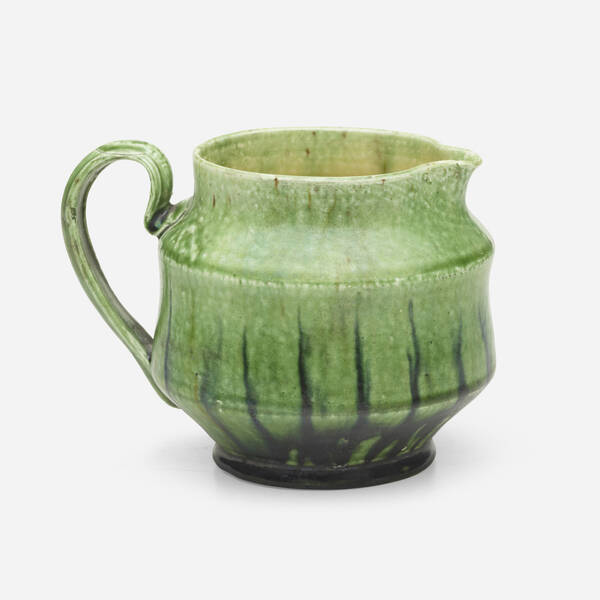 George E. Ohr. Pitcher.