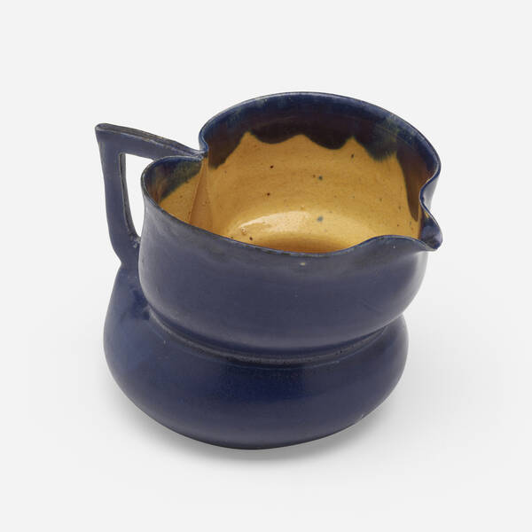George E. Ohr. Pitcher.