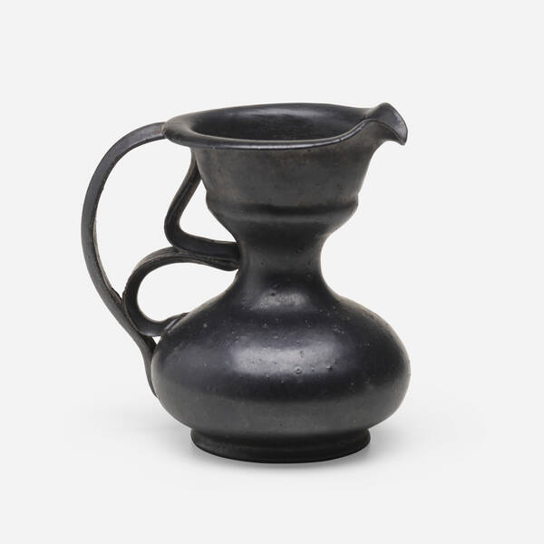 George E. Ohr. Pitcher.