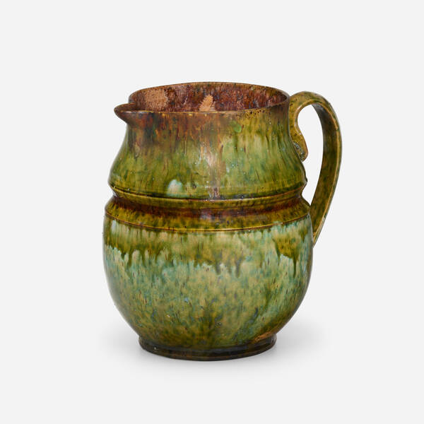 George E. Ohr. Pitcher.