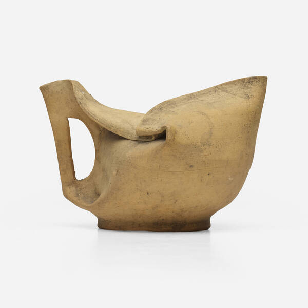 George E. Ohr. Pitcher.