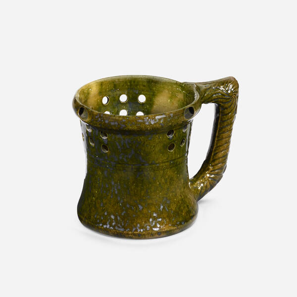 George E. Ohr. Puzzle mug.