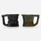 George E. Ohr. Puzzle mugs, se