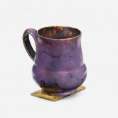 George E. Ohr. Rare poem mug.