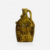 George E. Ohr. Rare puzzle jug