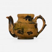 George E. Ohr. Teapot. 1895-96