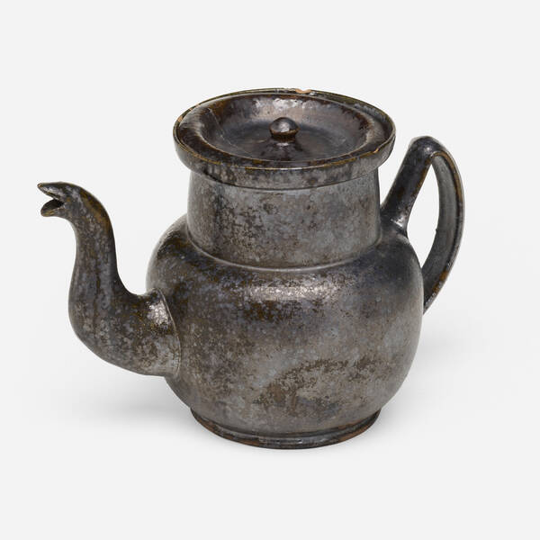 George E. Ohr. Teapot. 1897-1900,