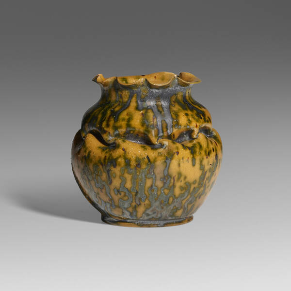 George E. Ohr. Vase. 1897-1900,