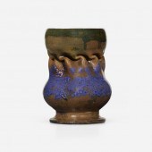 George E. Ohr. Vase. 1897-1900