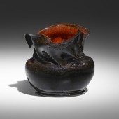 George E. Ohr. Vase. 1897-1900