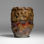 George E. Ohr. Vase. 1897-1900
