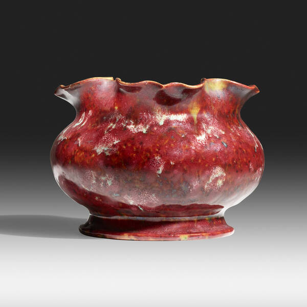George E. Ohr. vase. 1897-1900,