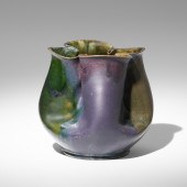George E. Ohr. Vase. 1898-1910