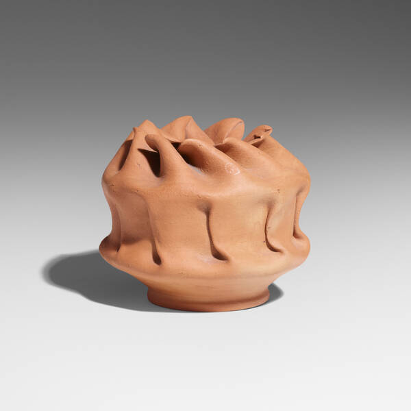 George E. Ohr. Vase. 1898-1910,