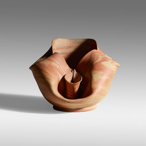 George E. Ohr. Vase. 1898-1910,