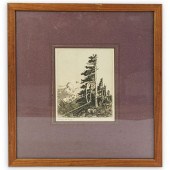 GEORGE ELBERT BURR DRYPOINT ET