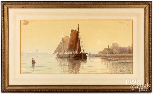 GEORGE EMERICK ESSIG WATERCOLOR