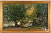 GEORGE FALK OIL ON CANVAS LAND