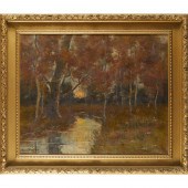 GEORGE FREDERICK MUNN, OIL ON