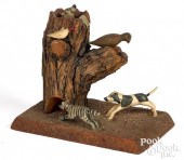 GEORGE G. WOLFSKILL CARVED ANI