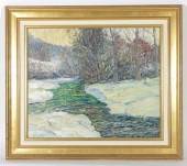 GEORGE GALLO "TROUT STREAM IN