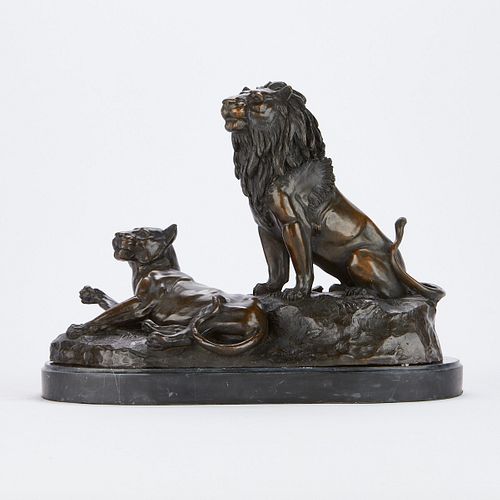 GEORGE GARDET BRONZE LION