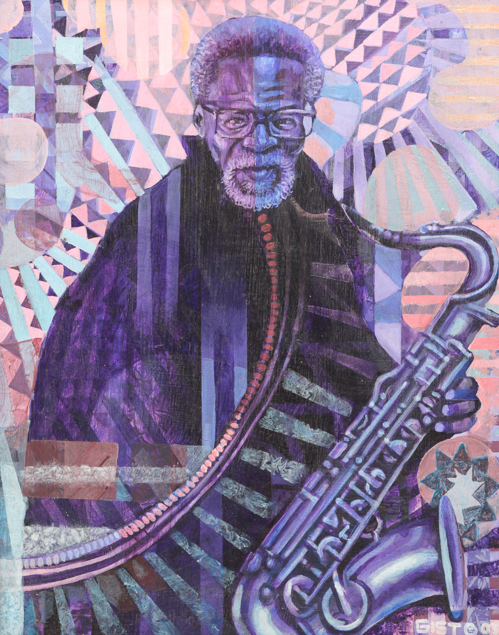 GEORGE GIST MUSICIAN PORTRAIT