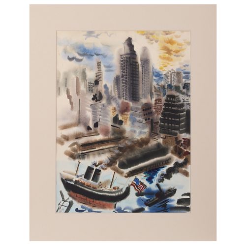 GEORGE GROSZ (1893-1959): MANHATTAN