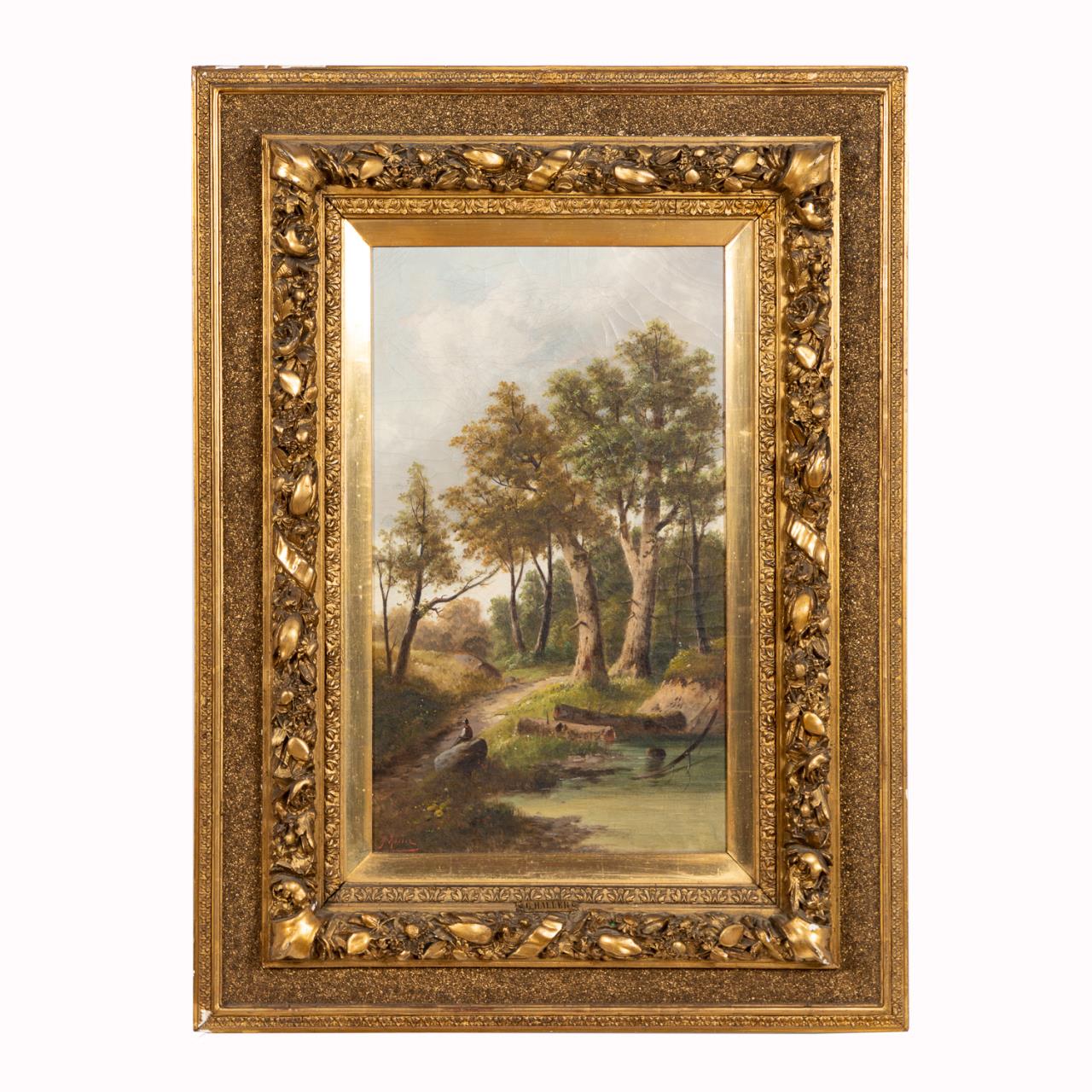 GEORGE HALLER, SUMMER LANDSCAPE,