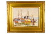 GEORGE HAMILTON: SHIPS IN HARB