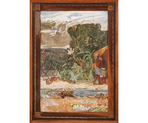 GEORGE HARDING OIL ON BOARDGeorge