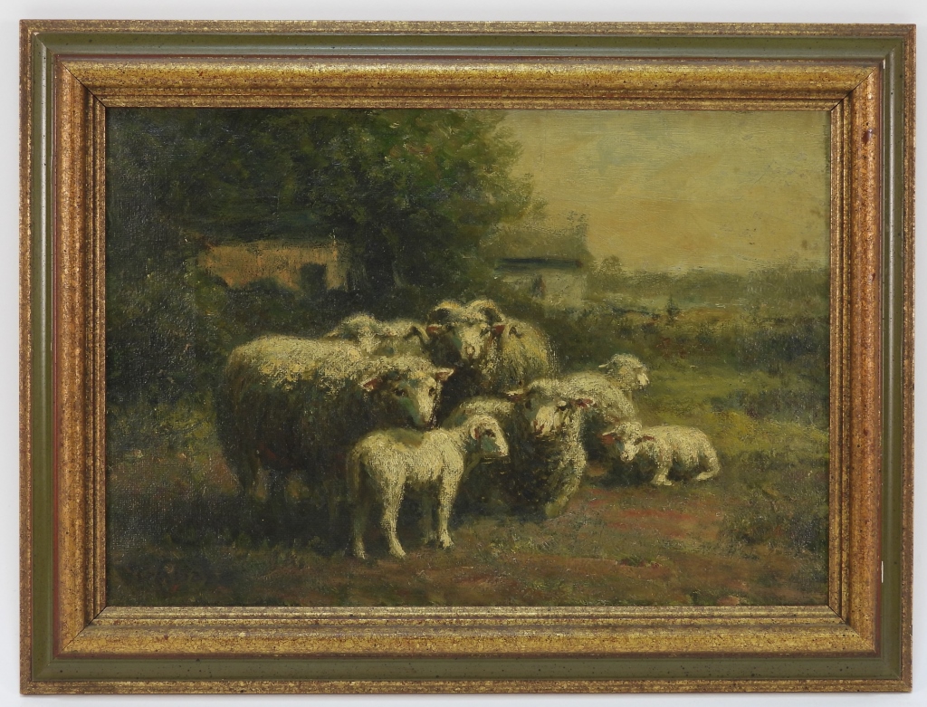 GEORGE HAYS NEW ENGLAND HAPPY SHEEP