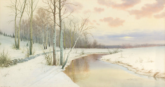 GEORGE HOWELL GAY WATERCOLOR on