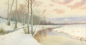 GEORGE HOWELL GAY WATERCOLOR o