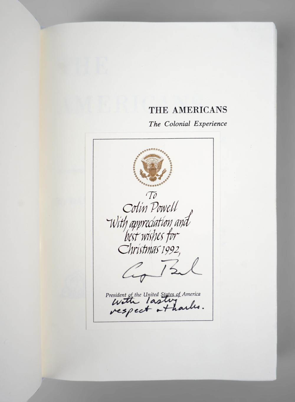 GEORGE H.W. BUSH, SIGNED AND