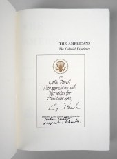 GEORGE H.W. BUSH, SIGNED AND I