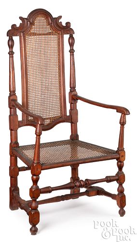GEORGE I BEECH ARMCHAIR, EARLY 18TH