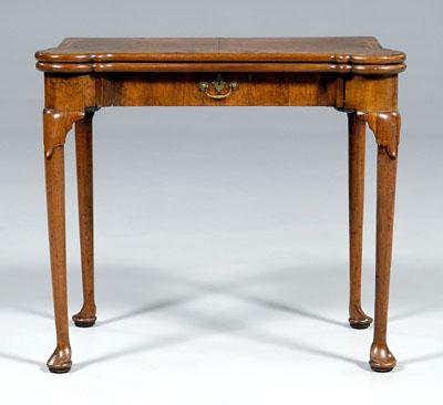 George I burlwood games table,