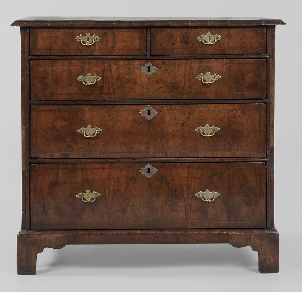 George I Burlwood-Veneered Chest