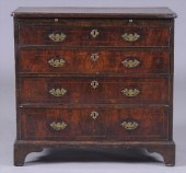 GEORGE I INLAID WALNUT CHEST O