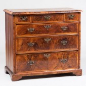 GEORGE I INLAID WALNUT CHEST O