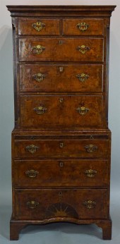 GEORGE I INLAID WALNUT DIMINUT