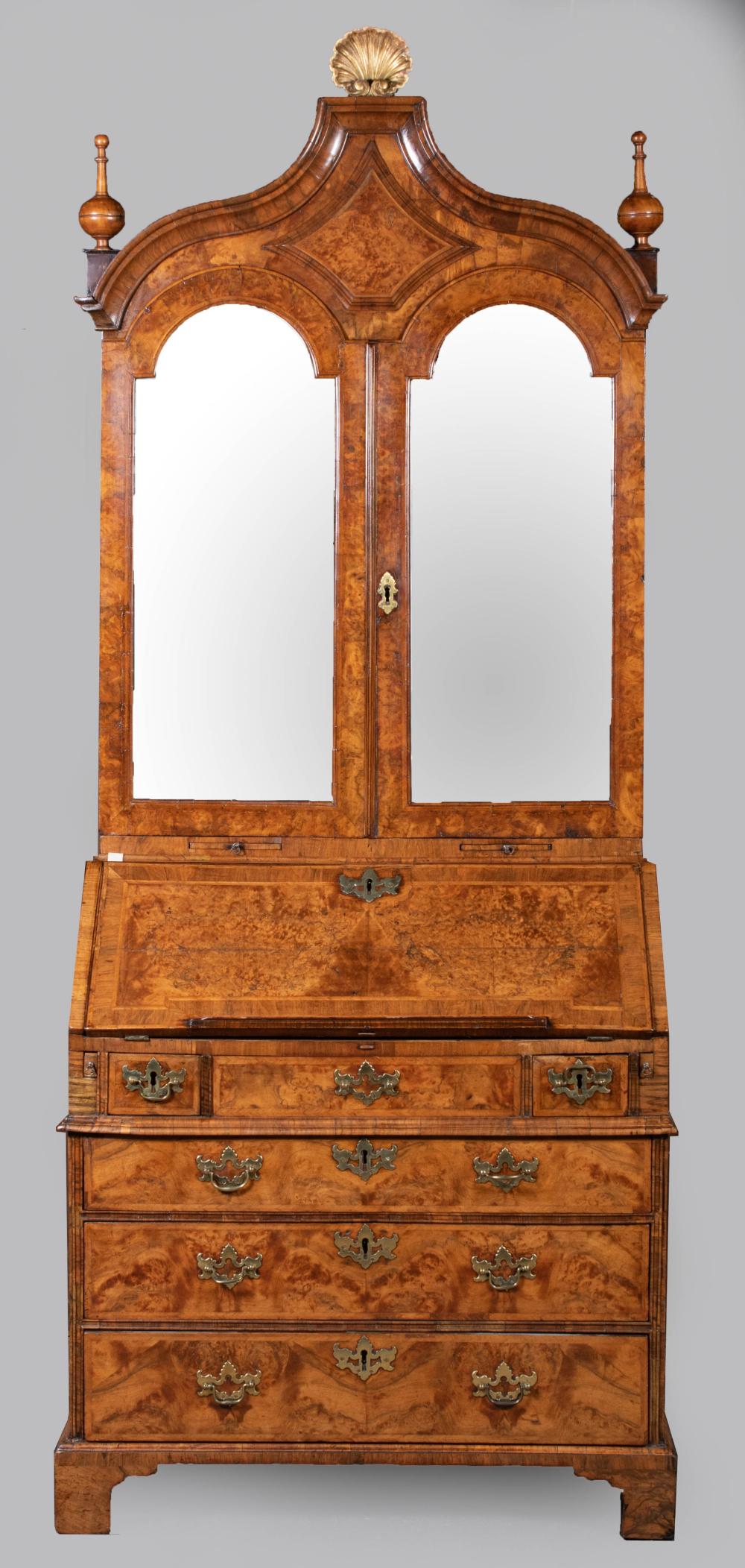 GEORGE I INLAID WALNUT SLANT