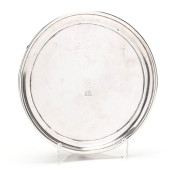 GEORGE I IRISH SILVER SALVER,