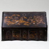 GEORGE I JAPANNED WRITING BOXW