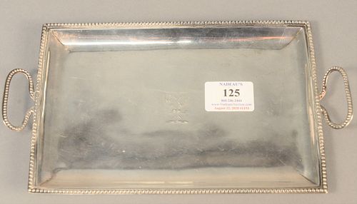 GEORGE I SILVER SMALL TRAY WITH