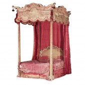 GEORGE I STYLE CRIMSON DAMASK