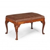 GEORGE I STYLE WALNUT FOOTSTOO