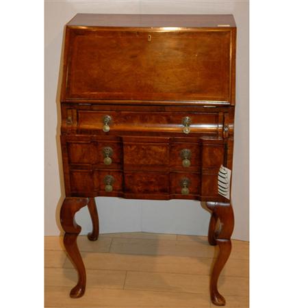 George I Style Walnut Slant Front